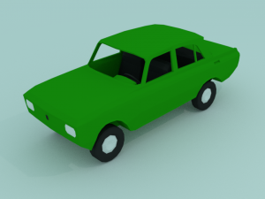 moskvich 412 3D Модель