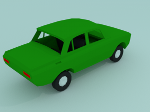 moskvich 412 3D 模型