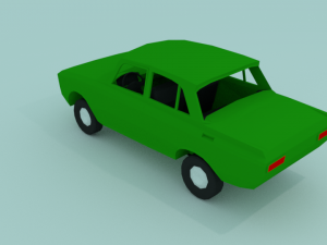 moskvich 412 3D 模型