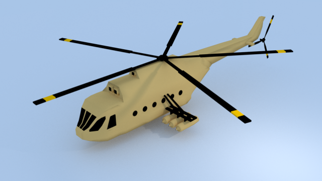 mi-8 3Dモデル .c4d .max .obj .3ds .fbx .stl .blend