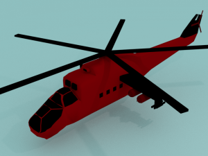mi-24 3D-Modell