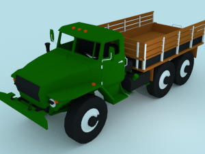 ural 375 3D Model