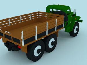 ural 375 Modelo 3D