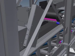 complete bunker and conveyor installation 3D Model