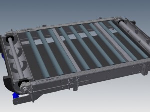 complete bunker and conveyor installation Modello 3D