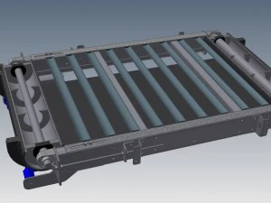 complete bunker and conveyor installation 3D Model
