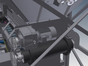 complete bunker and conveyor installation Modello 3D