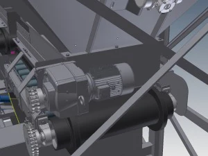 complete bunker and conveyor installation 3D Model