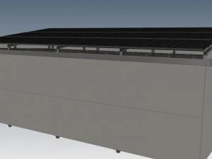 carport complete plug and play construction 3D Model