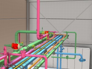 cooling piping project 3D मॉडल