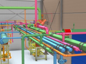 cooling piping project 3D मॉडल