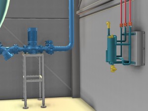 cooling piping project 3D मॉडल