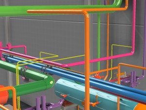 cooling piping project 3D मॉडल