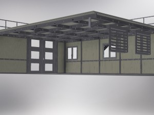 complete plug and play construction building Modèle 3D