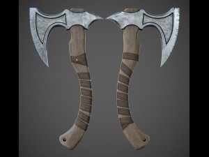 battle axe 3D Model