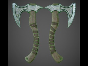 battle axe 3D Model