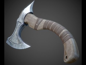 battle axe 3D Model