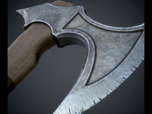 battle axe 3D Model