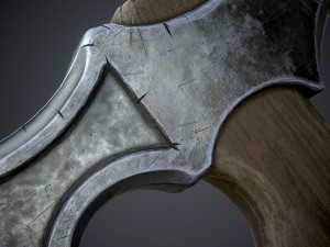 battle axe 3D Model