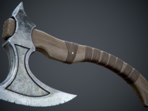 battle axe 3D Model