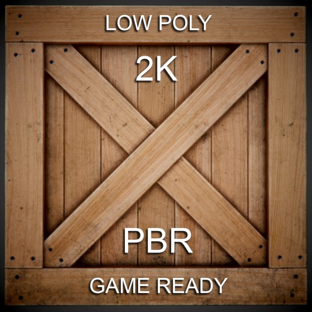realistic wooden box 3Dモデル .c4d .max .obj .3ds .fbx .stl .blend 