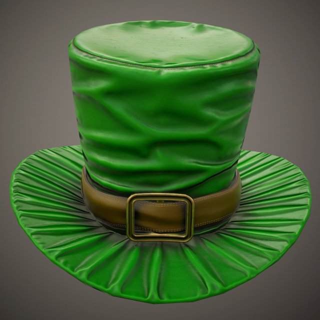 leprechaun hat Modelo 3D .c4d .max .obj .3ds .fbx .stl .blend 
