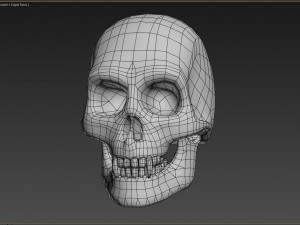 skull with fangs Modelo 3D