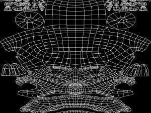 skull with fangs Modelo 3D