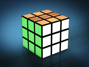 the rubiks cube 3D Model