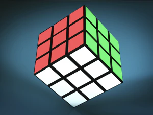 the rubiks cube 3D Model