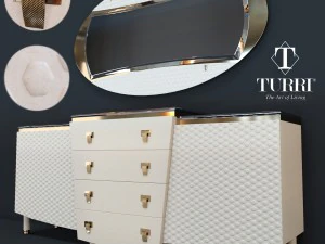 nightstand vogue turri 3D Model