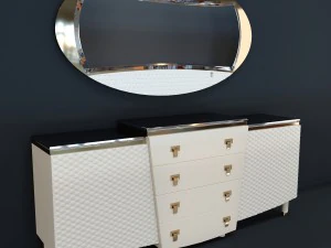nightstand vogue turri 3D Model