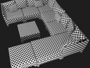 modular couch collection barcelona dedon 3D Model