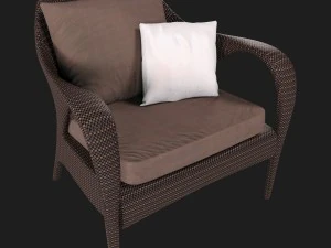 lounge chair collection tango dedon 3D Model