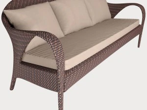 3-seater sofa collection tango dedon 3D Model