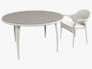 armchair and table collection tango dedon 3D Model