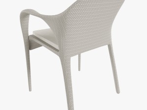 armchair and table collection tango dedon Modelo 3D