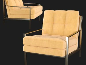 lorelai vurgulu sandalye 3D Model