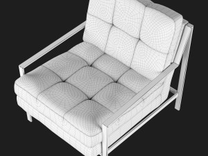 lorelai accent chair Model 3D