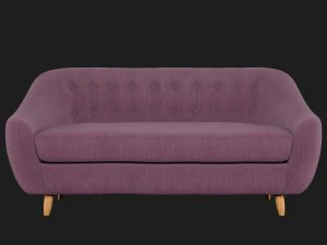 claudia 3-seater fabric sofa littlewoods 3D Model