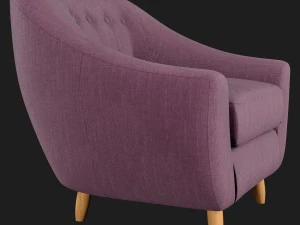 claudia fabric armchair littlewoods 3D Model