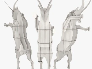 fausto duvar depolama 3D Model