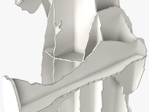 fausto duvar depolama 3D Model