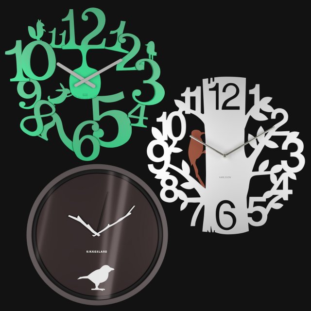 wall clocks Modèle 3D .c4d .max .obj .3ds .fbx .stl .blend 