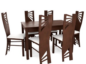 jartrad dining table set 53 3D 模型