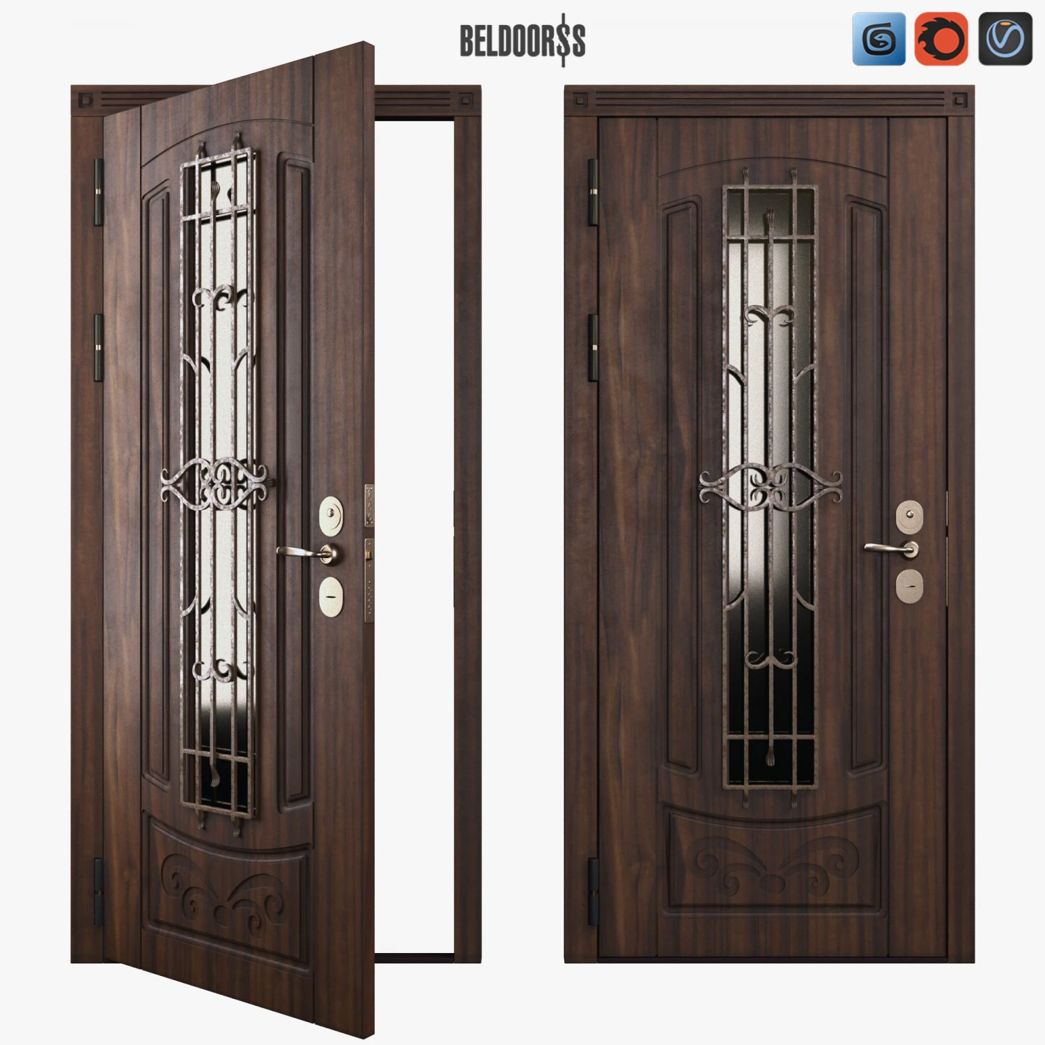door sfinks beldoorss 3D Model .c4d .max .obj .3ds .fbx .stl .blend 