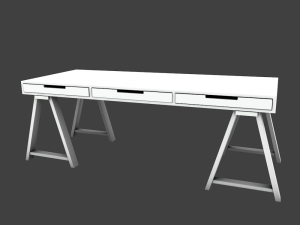 madlene desk 1 3D Model