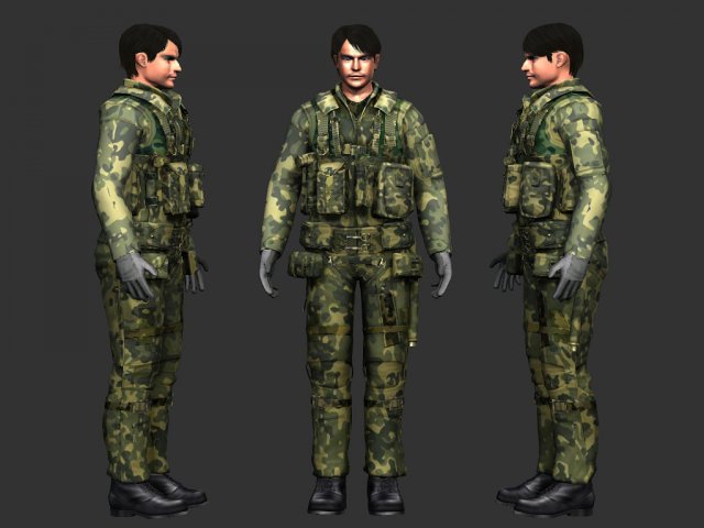 spes fbx iclone standard character 3D Model .c4d .max .obj .3ds .fbx .stl .blend 
