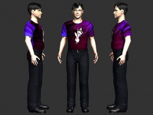 shatunov fbx iclone standard character iavotar 3D-Modell