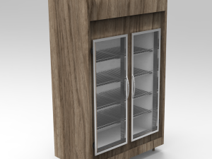 bakery 2 doors refrigerator Modelo 3D